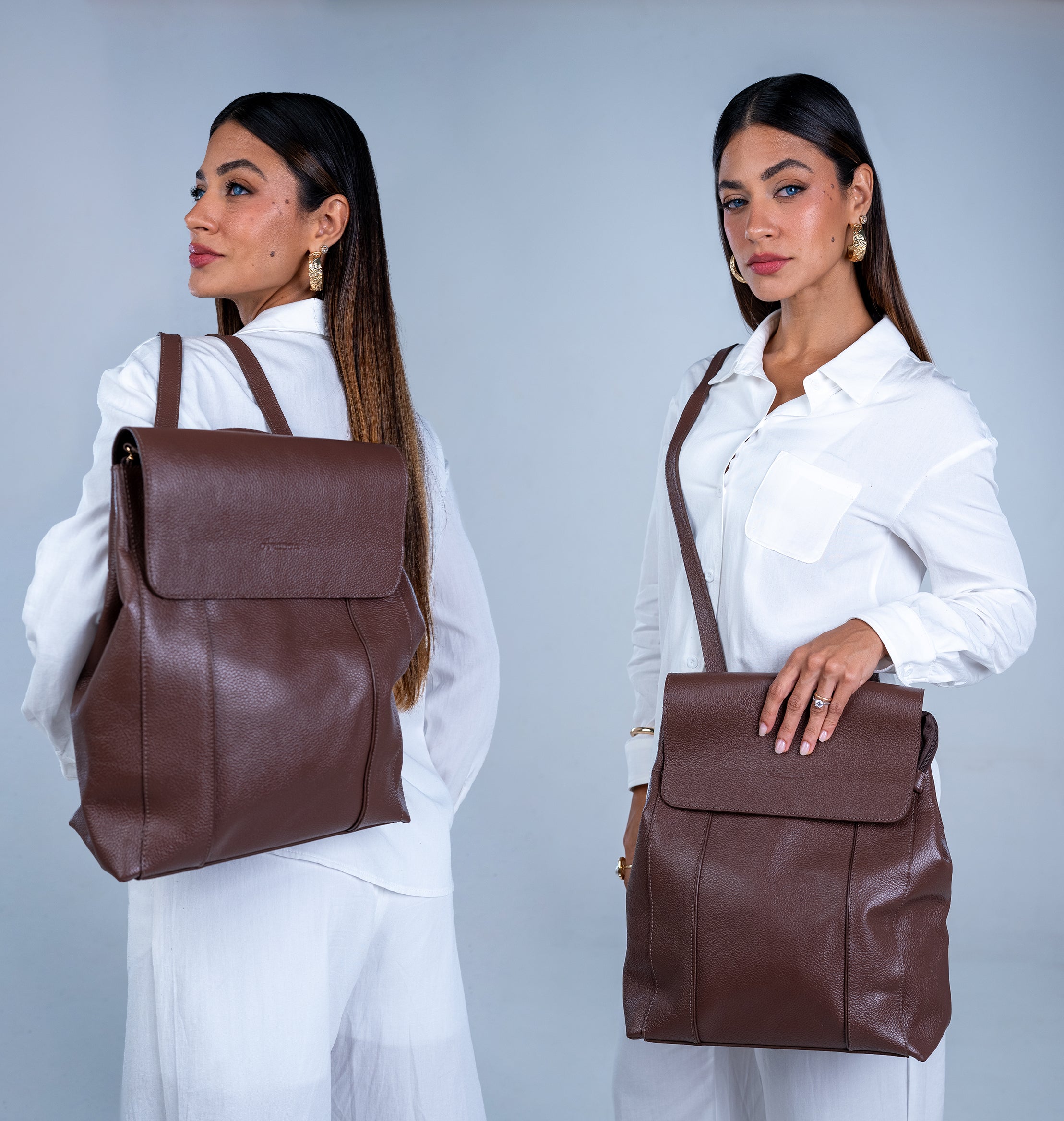 Mochila Multifuncional em Couro | 3237