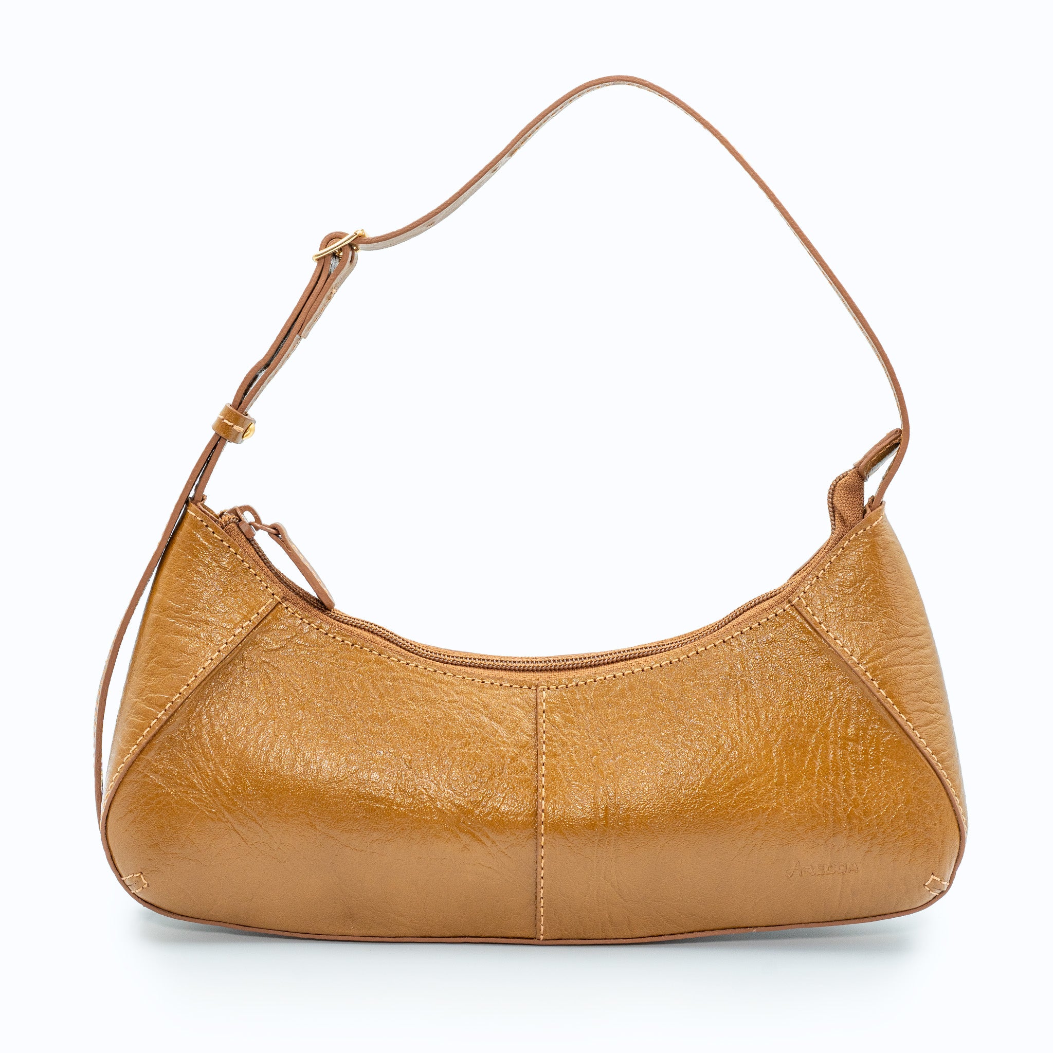 Bolsa Baguette Curva em Couro | 2523