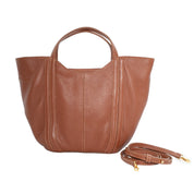 Bolsa Cesto em Couro - ref. 2504 - Aredda