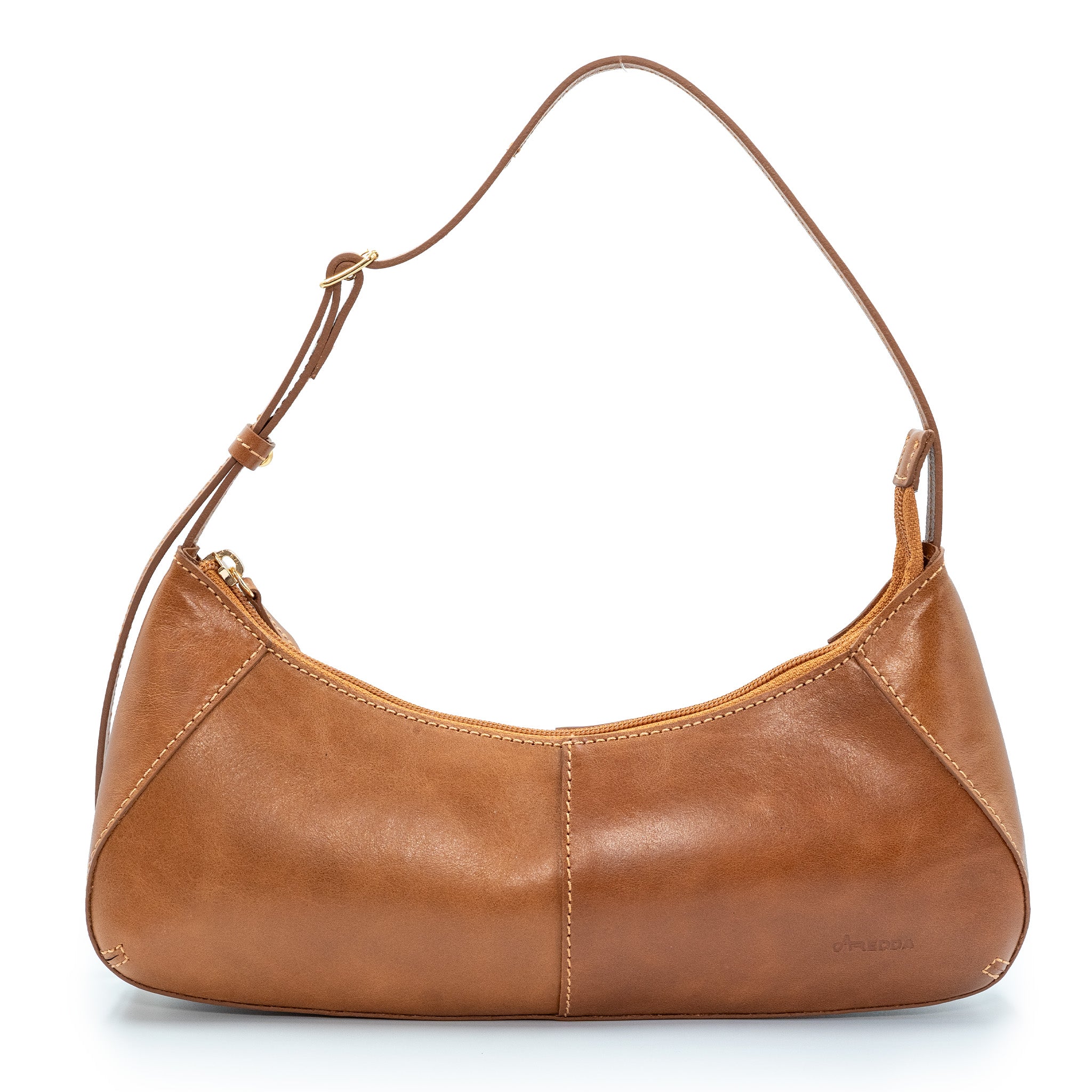 Bolsa Baguette Curva em Couro | 2523