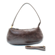 Bolsa Baguette Curva em Couro | 2528