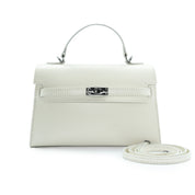 Bolsa Maleta Estruturada Mini em Couro - ref. 2538 Éica— Aredda tiracolo