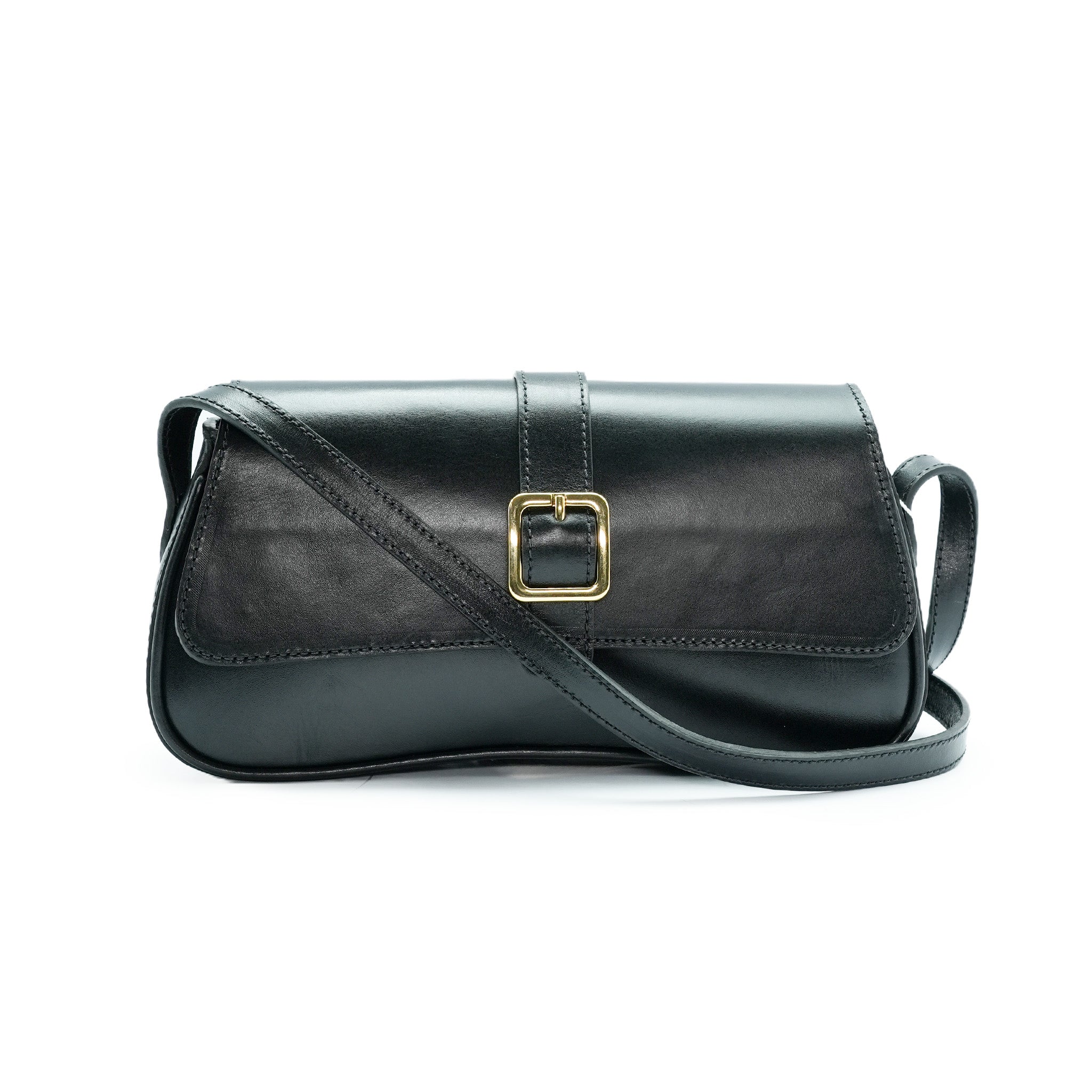Bolsa Flap com Fivela em Couro | 2540
