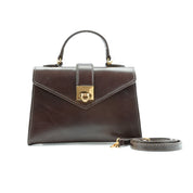 Bolsa Maleta Estruturada em Couro ref. 2545 Érica — Aredda tiracolo