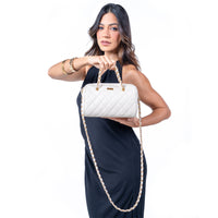 Bolsa Baú Matelassê em Couro | 2546