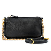 Bolsa Mini em Couro com Alça em Corrente - ref. 2548 - Aredda tiracolo