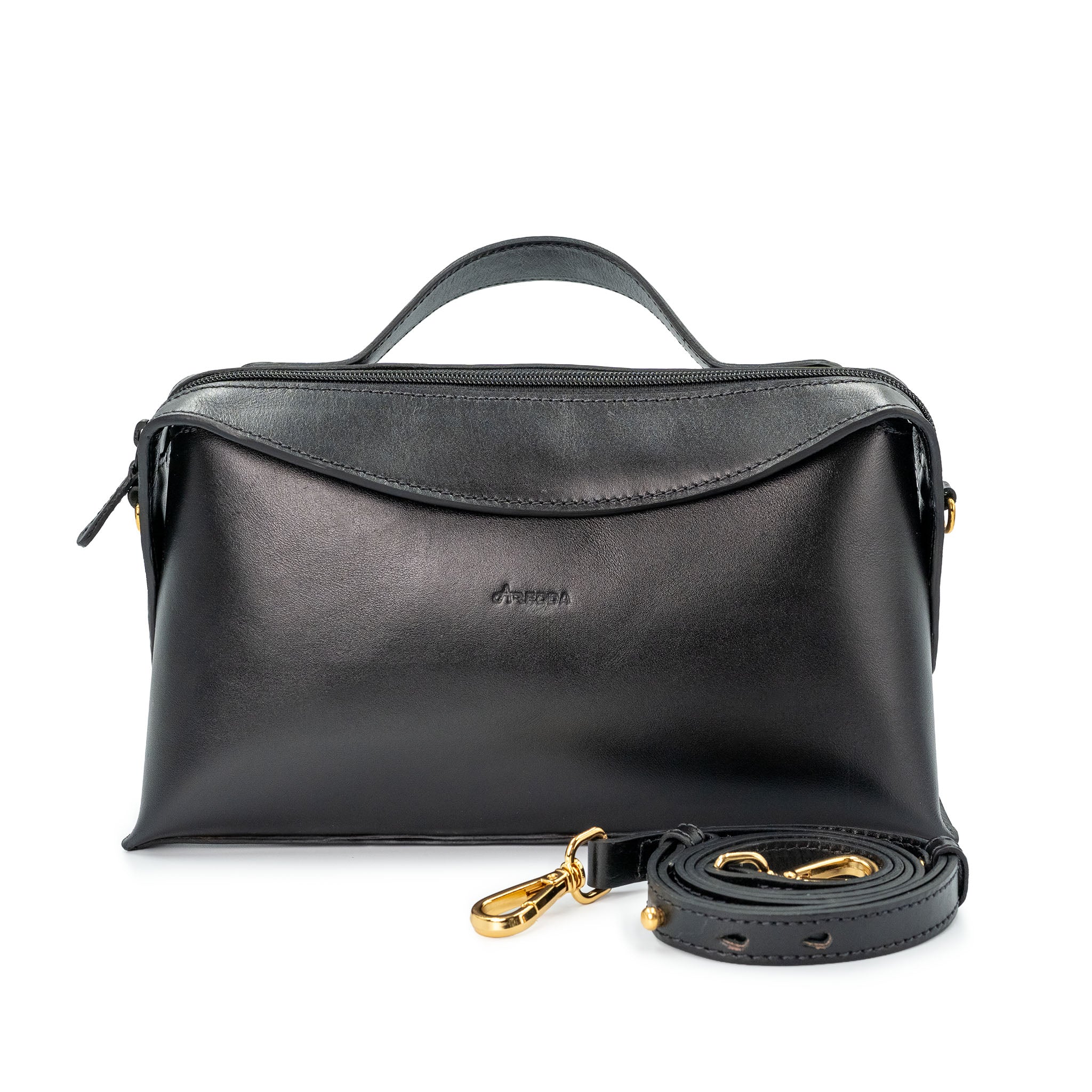 Bolsa Satchel em Couro - ref. 2549 - Aredda tiracolo