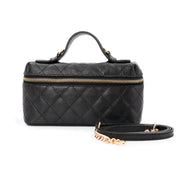 Bolsa Vanity Matelassê em Couro - ref. 2551 - Aredda tiracolo