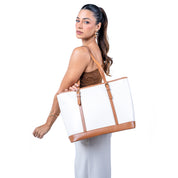 Bolsa Tote Grande em Couro - ref 3219 - Aredda