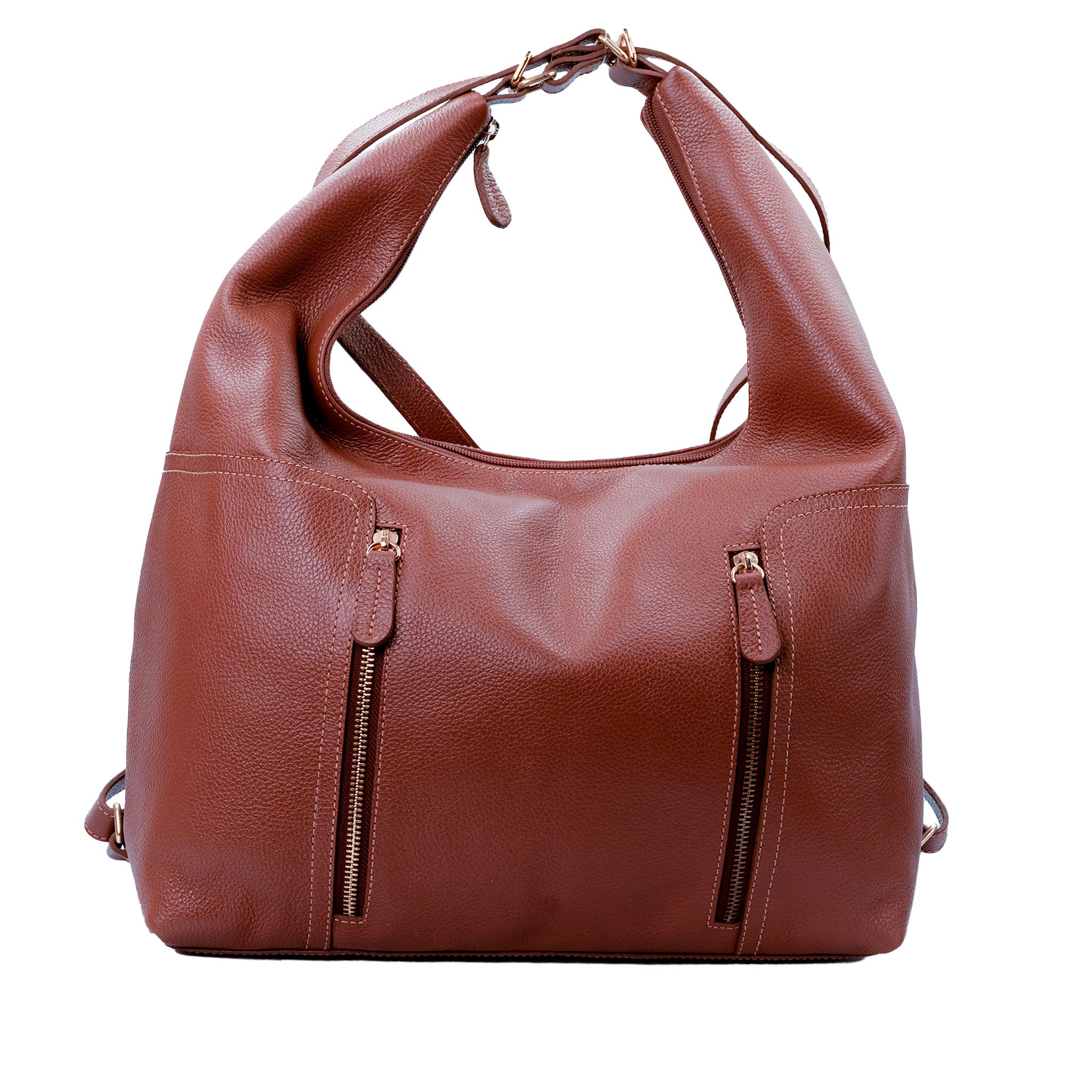 Bolsa Hobo Multifuncional  mochila em Couro | 3222