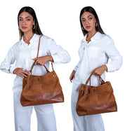 Bolsa Saco com Corrente em Couro | 3235