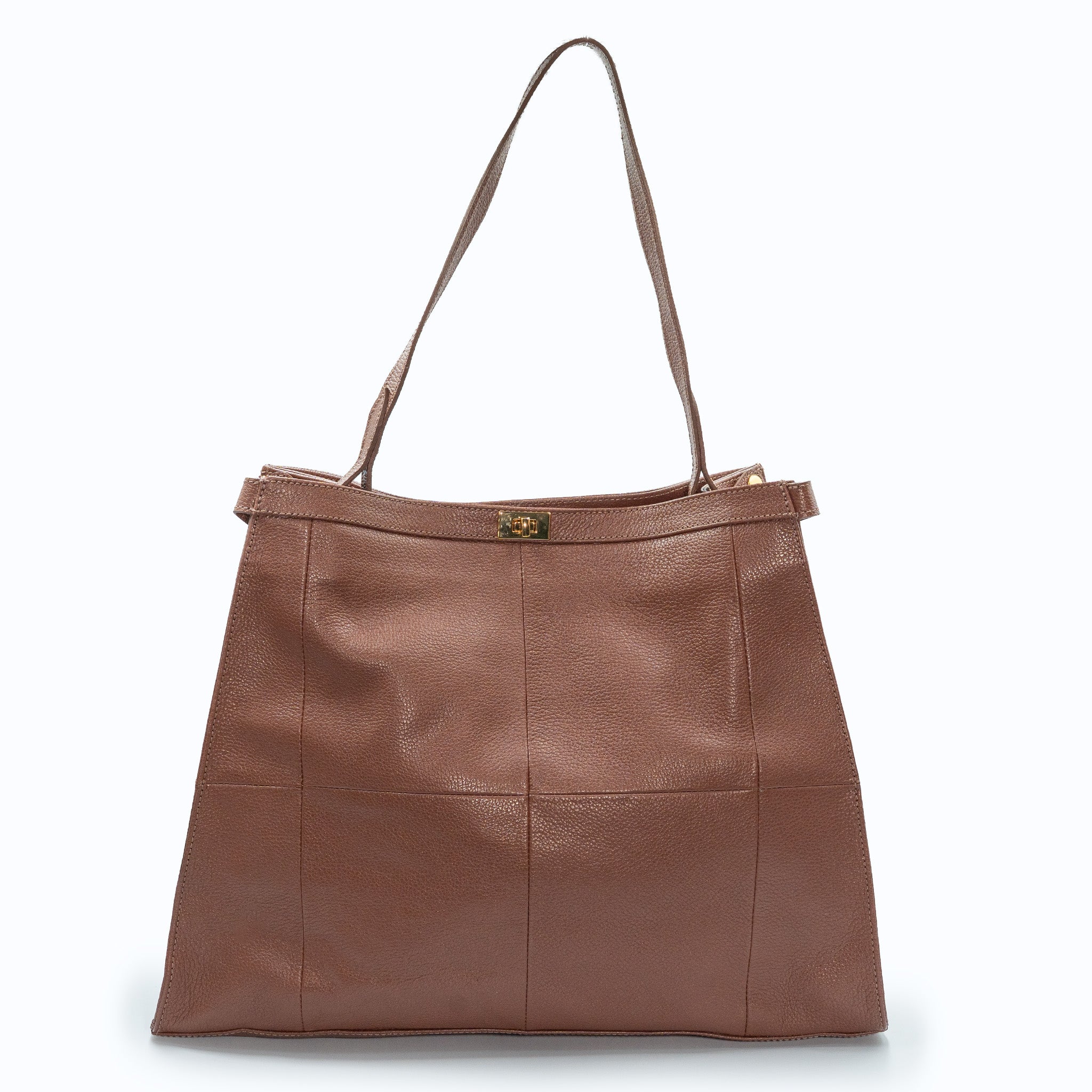 Bolsa Boston em Couro BV | 2712
