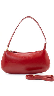 Bolsa Baguette Curva em Couro | 2528