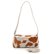 Bolsa com pelugem e estampa de Vaca ref | Ma270