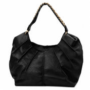 Bolsa Hobo Plissada em Couro | 3245