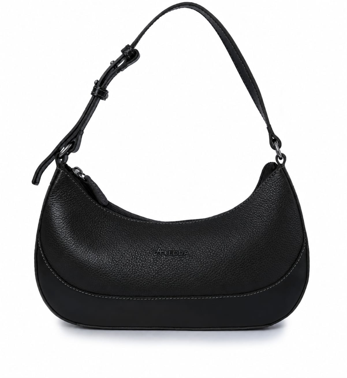 Bolsa Meia Lua em Couro - ref. 2550 - Aredda
