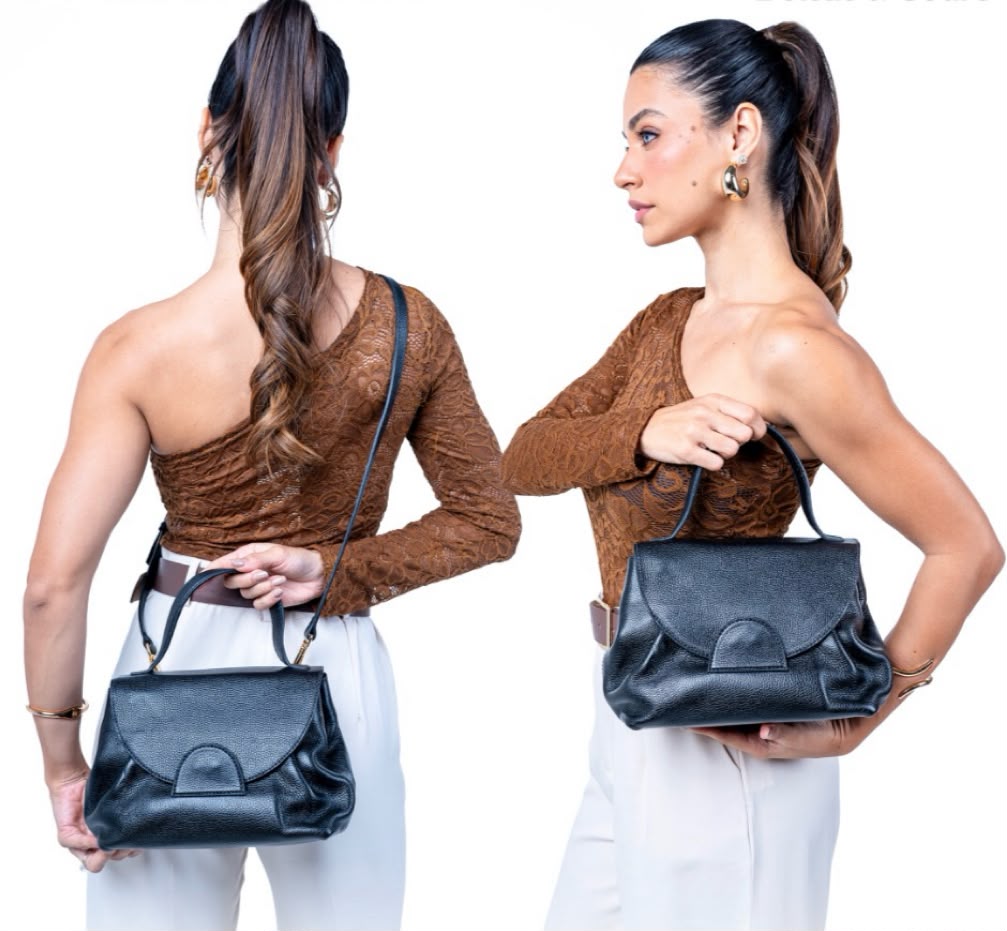 Bolsa Saddle em Couro | 2559